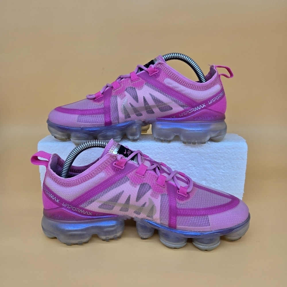 Nike Air VaporMax 2019 Active Fuchsia Women's Shoes Size 6 - Picture 4 of 8